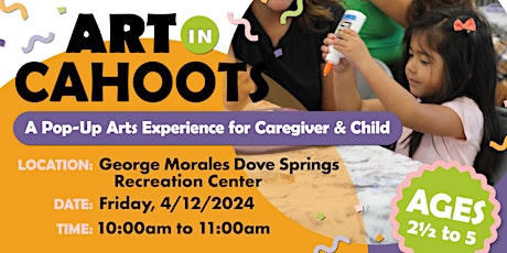 Imagem principal do evento Art in Cahoots @ Dove Springs - April 2024