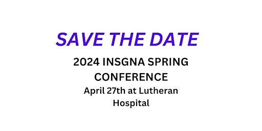 Primaire afbeelding van 2024 INSGNA Spring Conference