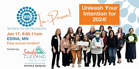 IN-PERSON Edina MN Unleash Your 2024 Intentions - Women in Networking (WIN) primary image