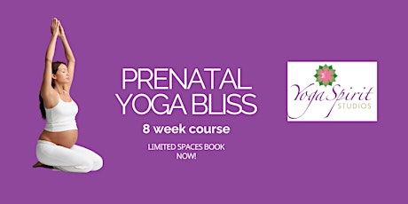 Prenatal Yoga Bliss - 8 week course primary image
