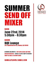 CAUAA Atlanta Chapter presents Summer Sendoff Mixer primary image