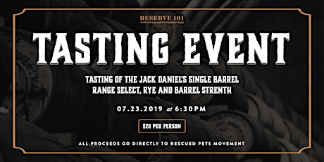 Jack Daniel’s Single Barrel Range Tasting (Select, Rye & Barrel Strength) primary image
