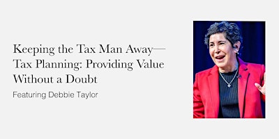 Primaire afbeelding van Debbie Taylor: Keeping the Tax Man Away - Watch Party