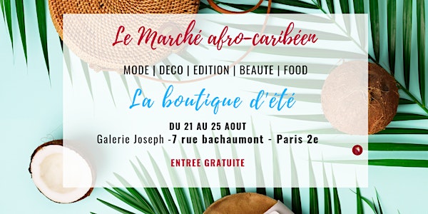 La boutique d'été du marché Afro-caribéen (Paris)