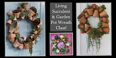 Succulent & Garden Pot Wreath Class primary image