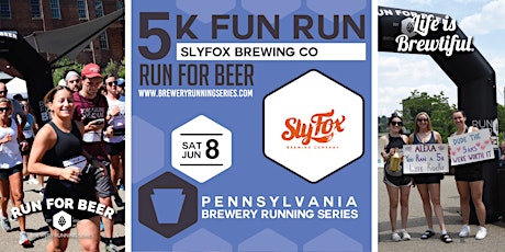 5k Beer Run x Sly Fox Brewing | 2024 PA Brewery Running Series