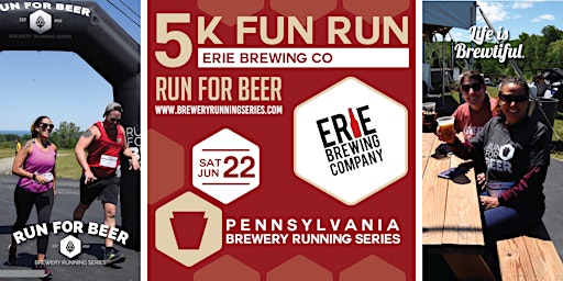 Image principale de 5k Beer Run x Erie Brewing Co. | 2024 PA Brewery Running Series