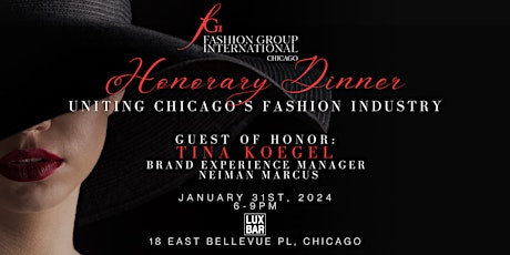 Primaire afbeelding van FGI Chicago Honorary Dinner: Uniting Chicago's Fashion Industry