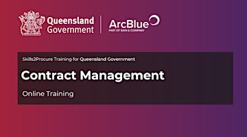 Imagem principal do evento QLD Government | Contract Management