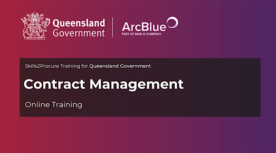 QLD Government | Contract Management