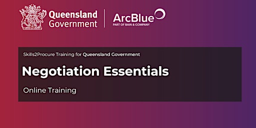 QLD Government | Negotiation Essentials  primärbild