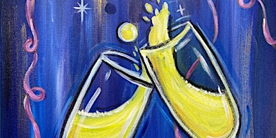 Paint with Ashley Blake “Cheers to the New Year”  Paint Night primary image