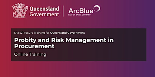 QLD Government | Probity and Risk Management in Procurement primary image