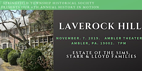 Laverock Hill ~ Estate of the Sims, Starr & Lloyd Families primary image