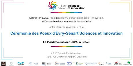 Cérémonie des Voeux d'Evry-Sénart Sciences et Innovation primary image