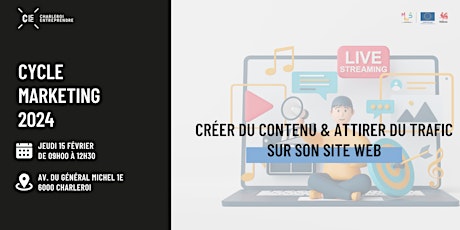 Image principale de Créer du contenu pour son business & attirer du trafic sur son site