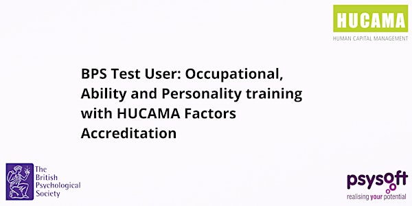 BPS Test User: Occupational, Ability & Personality Certification