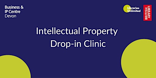 Primaire afbeelding van Intellectual Property Drop-in Clinics at Exeter Library