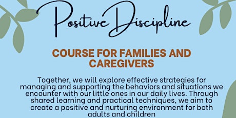 Imagen principal de Positive Discipline Introductory Course for Parents