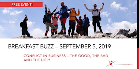 September Breakfast Buzz: Conflict in business – the good, the bad and the ugly primary image