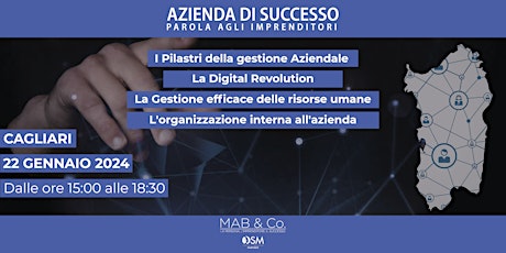 Imagem principal do evento Azienda di Successo - Cagliari