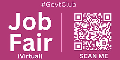 Hauptbild für #GovtClub Virtual Job Fair / Career Expo Event #Virtual #Online