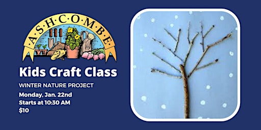 Winter Nature Project Kids Craft Class primary image