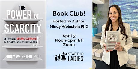 Book Club with author, Mindy Weinstein, PhD