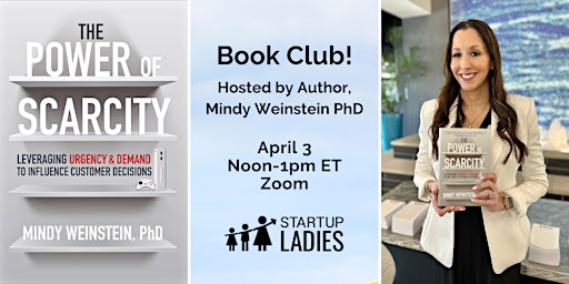 Book Club with author, Mindy Weinstein, PhD primary image