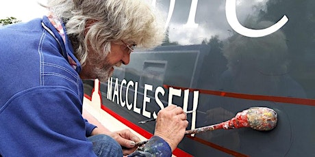 Signwriting - traditional canal art with Phil Speight
