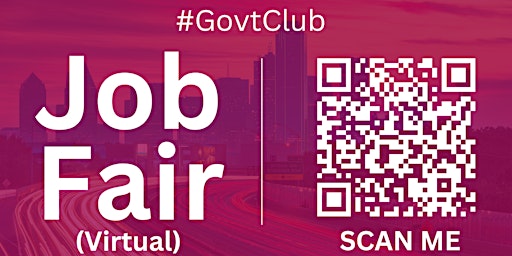 #GovtClub Virtual Job Fair / Career Expo Event #Dallas #DFW  primärbild