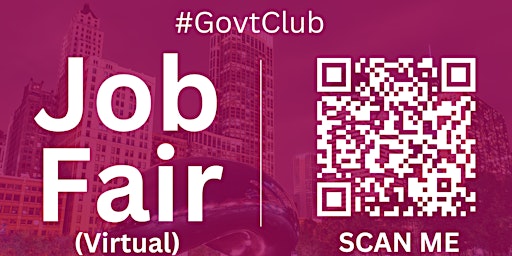 Imagem principal do evento #GovtClub Virtual Job Fair / Career Expo Event #Chicago #ORD