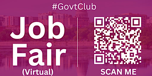 Primaire afbeelding van #GovtClub Virtual Job Fair / Career Expo Event #Madison