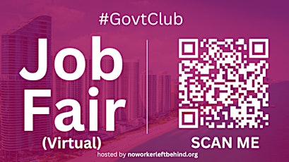 #GovtClub Virtual Job Fair / Career Expo Event #Miami