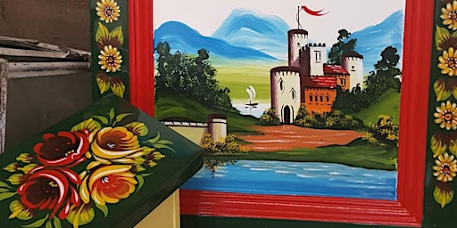 Roses and Castles - traditional canal art with Phil Speight  primärbild