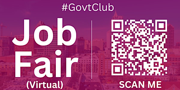 #GovtClub Virtual Job Fair / Career Expo Event #Raleigh #RNC