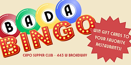 Primaire afbeelding van Bada Bingo at Capo Supper Club