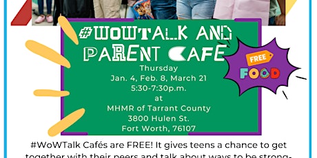 Hauptbild für Face to Face Parent Cafe- Fort Worth