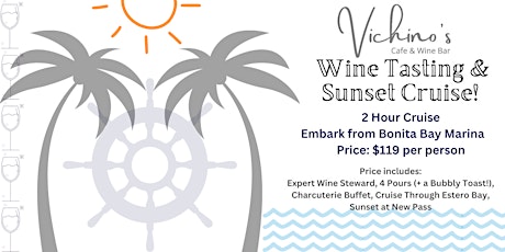 Vichinos Wine Tasting Sunset Cruise: Western Twist!