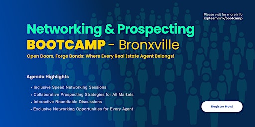Networking and Prospecting Bootcamp - Bronxville primary image