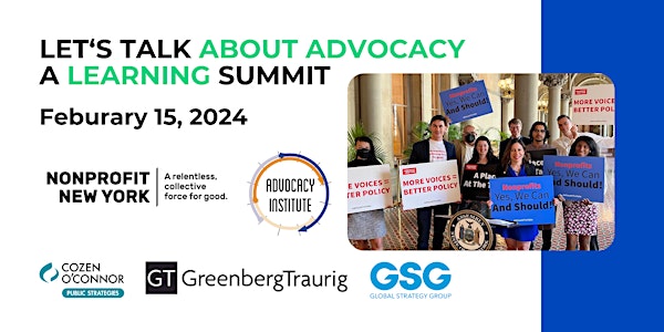 Let’s Talk About Advocacy: A Learning Summit