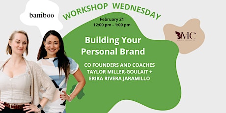 Workshop Wednesday - Building Your  Personal Brand primary image