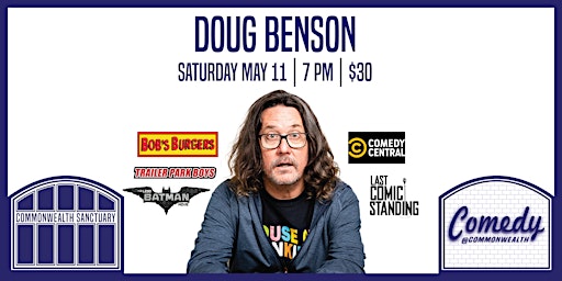 Primaire afbeelding van Comedy @ Commonwealth Presents: DOUG BENSON