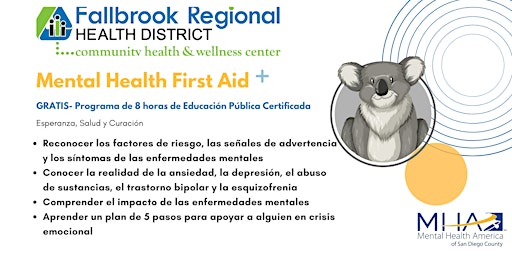 Mental Health First Aid Español primary image