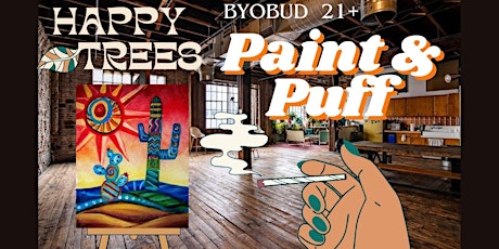 Paint & Puff Art Class- Psychedelic Desert