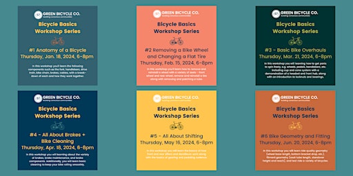 Imagem principal do evento Bicycle Basics Workshop Series