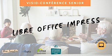 Visio-conférence senior GRATUITE - Libre office Impress primary image