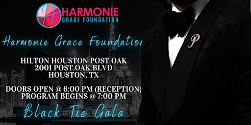 Hauptbild für The Harmonie Grace Foundation 3rd Annual Black Tie Gala