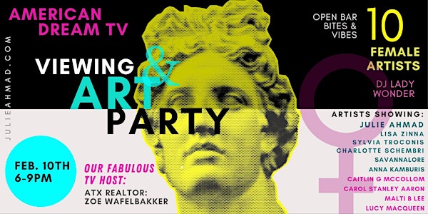The American Dream TV Viewing & Art Party