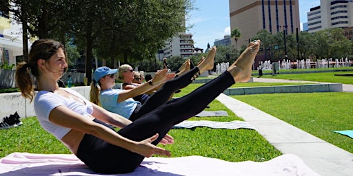 Hauptbild für Pilates in the Park with BODYBAR Pilates - Thursdays 6pm, Donation Only